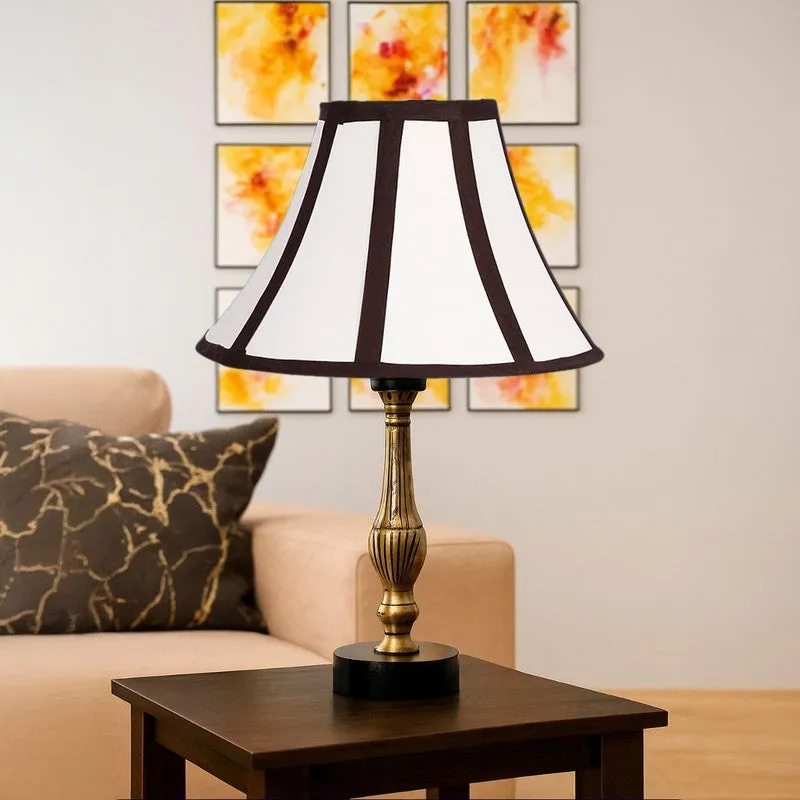 Aurelo Ero Wooden Table Lamp - White media 4