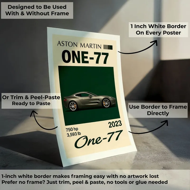 Aston Martin One-77 Wall Poster media 8