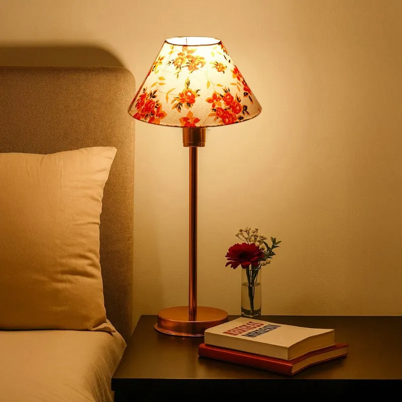 Kavira Keno Floral Metal Table Lamp - Multicolor media 1