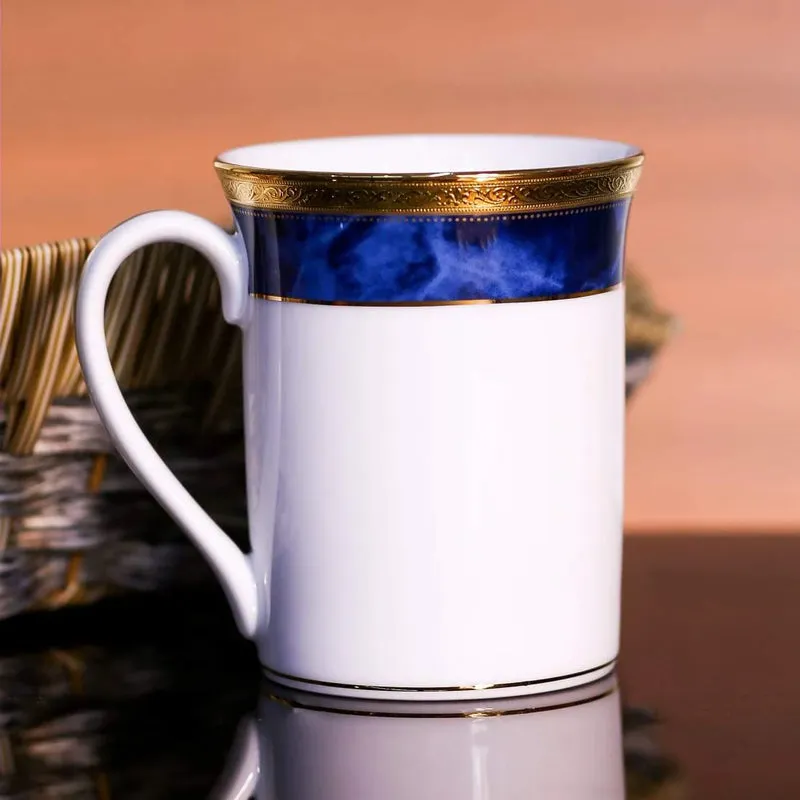 Noritake Majestic Porcelain Coffee Mug (Blue) - 280 mL media 1