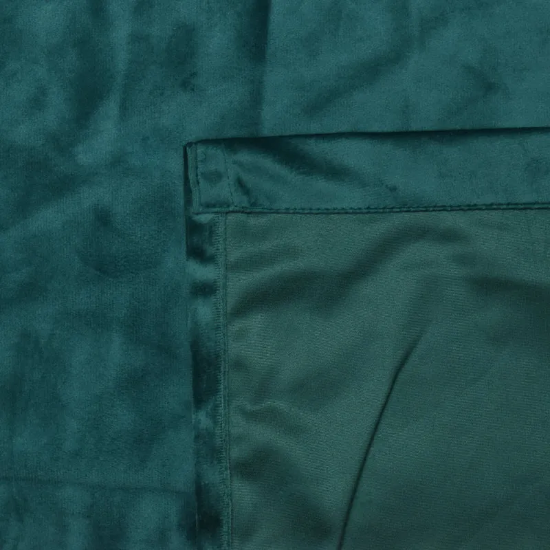 Cisco Solid Curtains (Green) - Set Of Two media 6