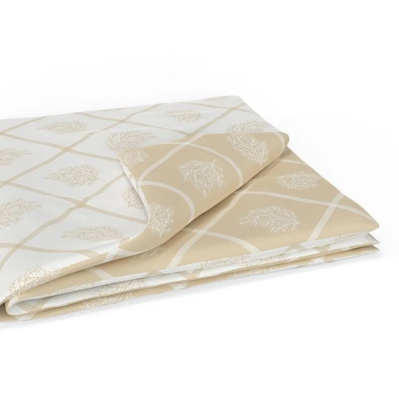 Pryven Cotton Dohar - Brown,White media 6