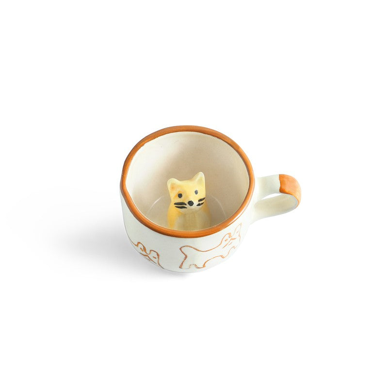 Cute Ceramic Tea Cup (240 mL) media 4