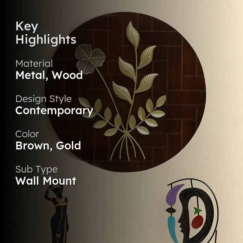 Herv Metal & Wood Wall Accent media 2