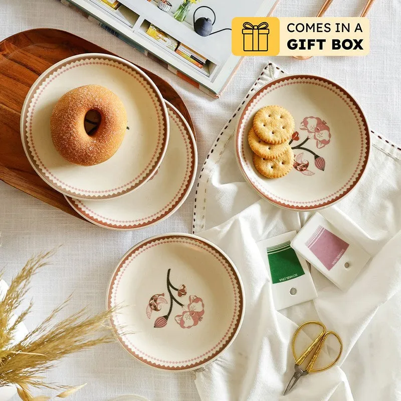 Magique by the Wishing Chair Kalahari 4 Ceramic Dessert Plates Gift Box Set - Set Of Four media 1