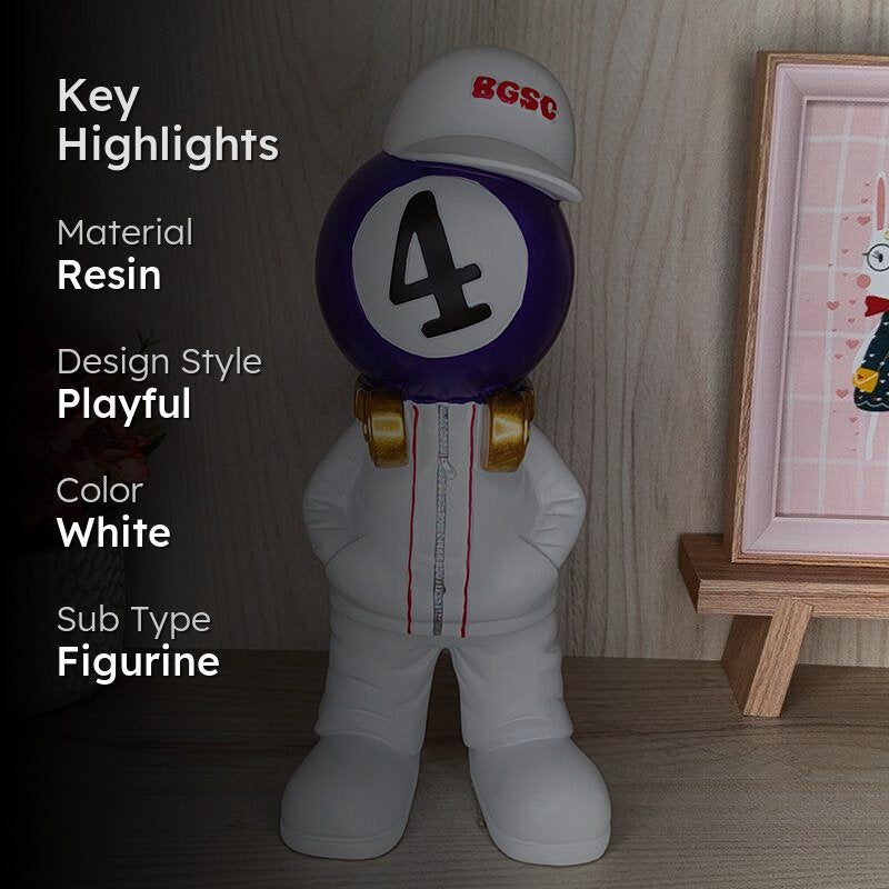 Billiards Ball 4 Resin Showpiece media 2
