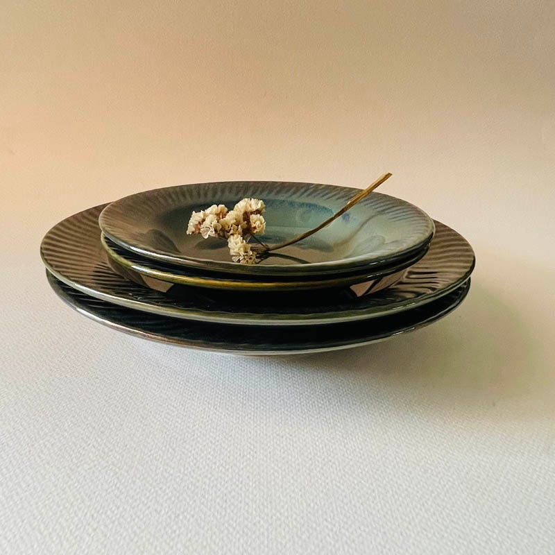 Magra Pasta Plate (Green) - Set Of Four media 3