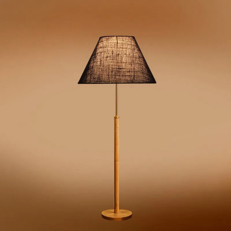 Earth Tone Wooden Floor Lamp - Blue media 6