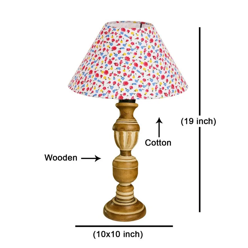 Zenrae Axis Wooden Table Lamp - Multicolor media 8