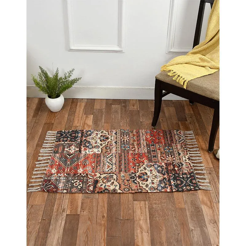 Yishi Ethnic Dhurrie Recycled PET Dhurries media 1