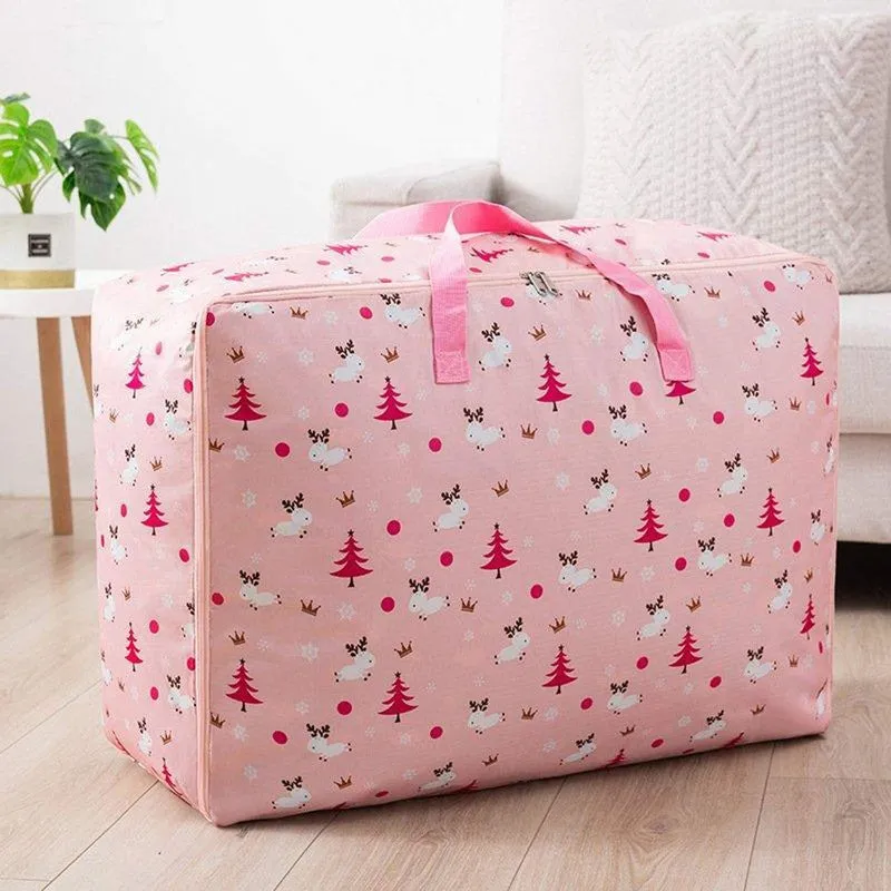 Jovira Fabric Cloth Organiser - Pink media 1