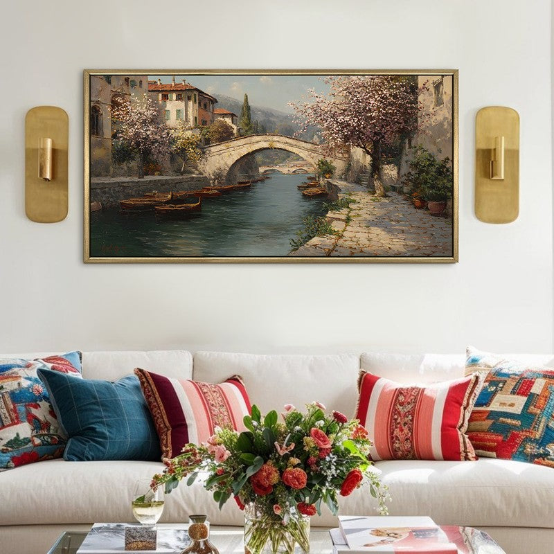 Spring Passage Canvas Wall Painting With Frame
