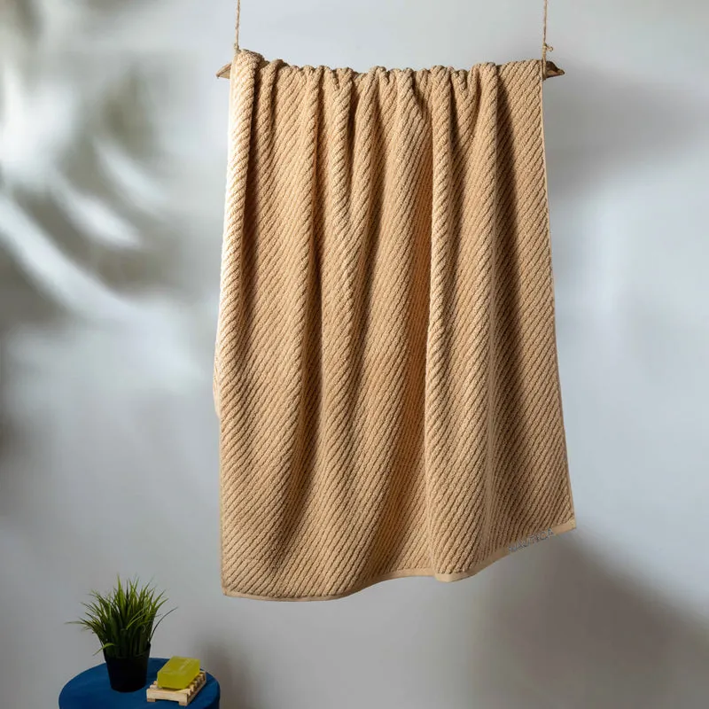Nautica Riviera Bath Towel - Beige media 1