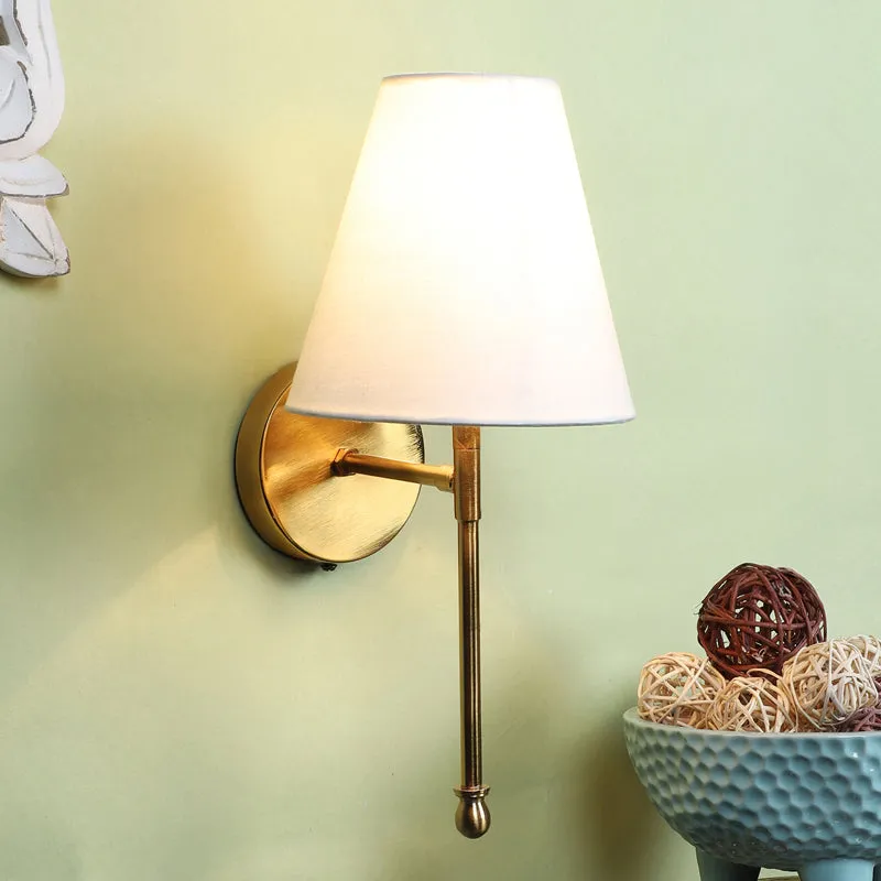 Joan Glass & Iron Wall Lamp media 1