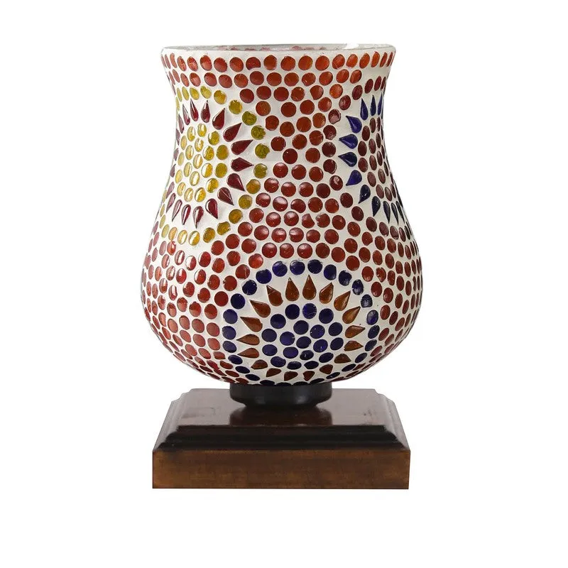 Stellara Mosaic Glass Table Lamp - Multicolor media 6