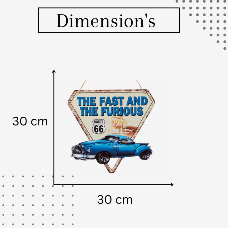The Fast And The Furious Metal Wall Accent media 4