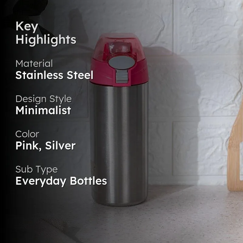 Sip Up Water Bottle (Pink) - 500 mL media 2