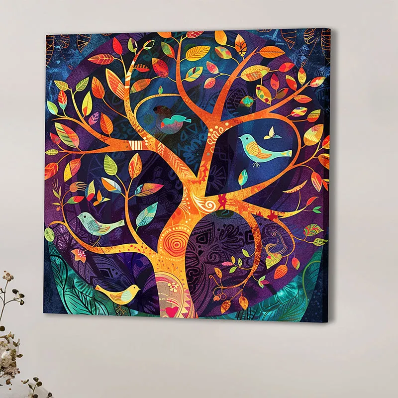 Psychedelic Trees Wall Art media 4
