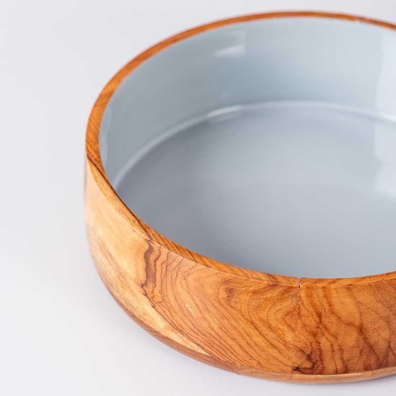 Rum Flat Serving Bowl - Grey media 4