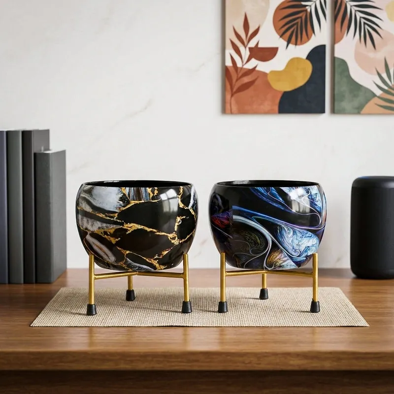 Paradise Finesse Planter - Set Of Two media 1