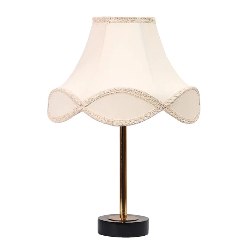 Valencia Arc Rodin Wooden Table Lamp - OffWhite,Gold,Black media 4