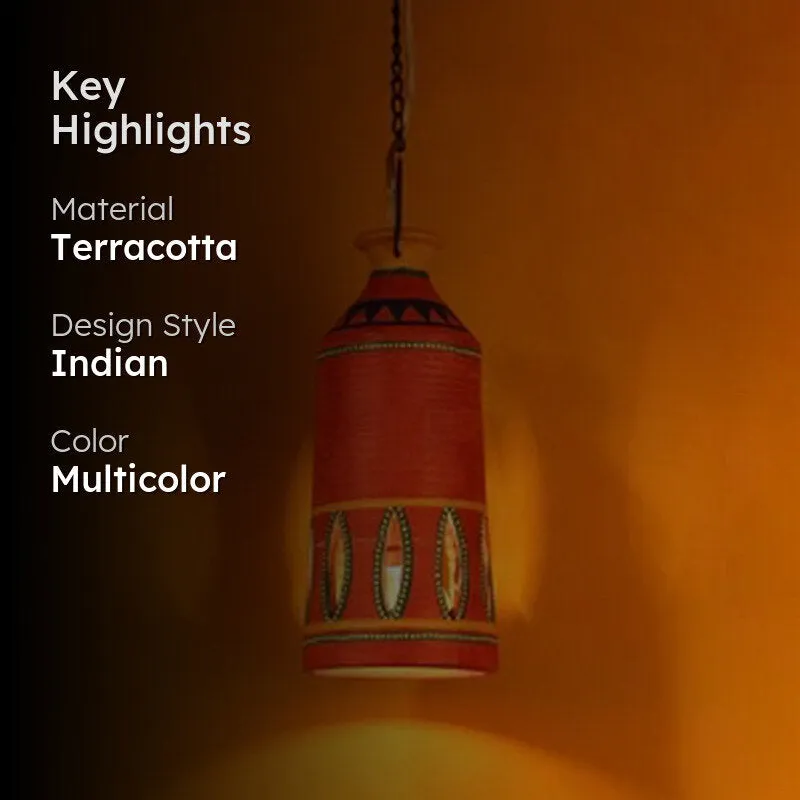 Shaima Terracotta Ceiling Lamp media 2