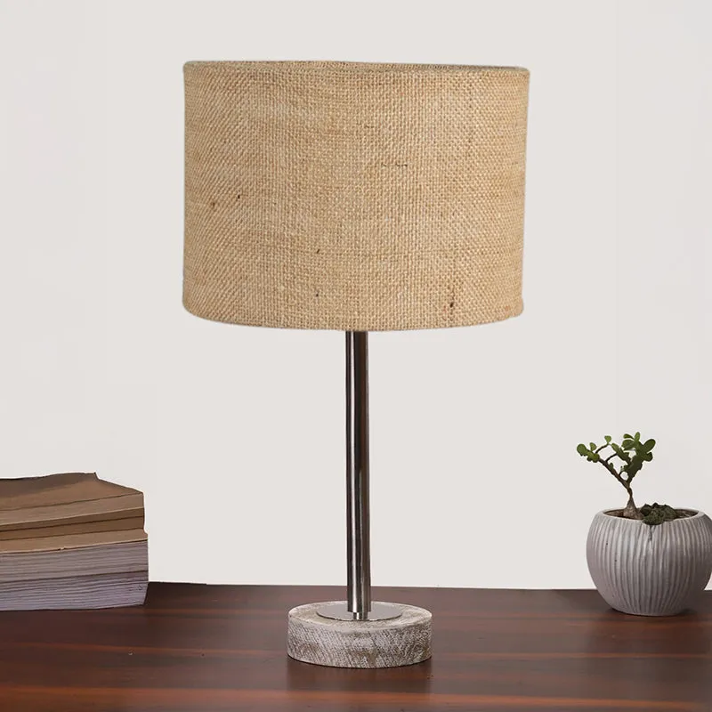 Sienna I Rodin Wooden Table Lamp - Beige,Silver,White media 3