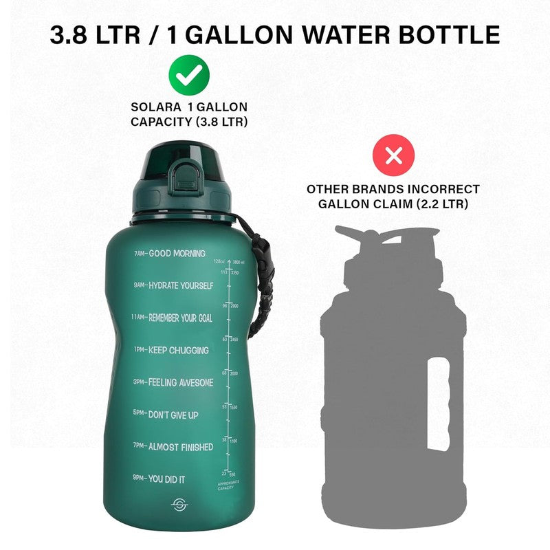 Solara Siply Plastic Water Bottle (3800 mL) - Black media 9
