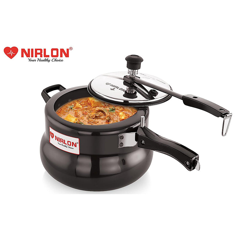 Nirlon Cubix Hard Anodized Pressure Cooker - 5000 mL/ 7 Inches image 8