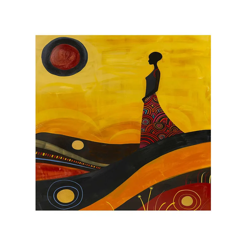 Naturalist Feminine Wall Painting media 5