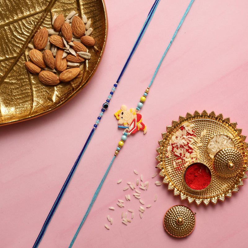 Balavinayaka Rakhi with Roli Chawal - Three Piece Set