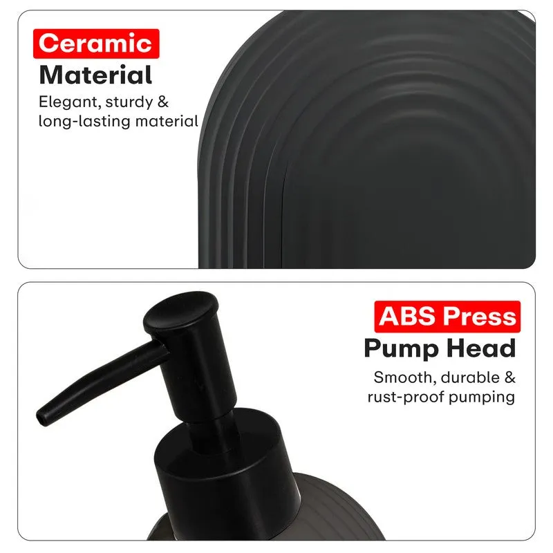 Rioware CalmCurve Liquid Soap Dispenser (300 ML) - Black media 6