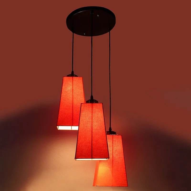 Shadowlux Triple Metal Ceiling Lamp - Orange media 6