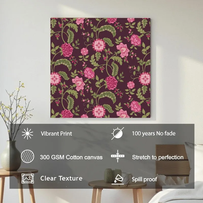 Ethnic Flora Canvas Wall Art media 6
