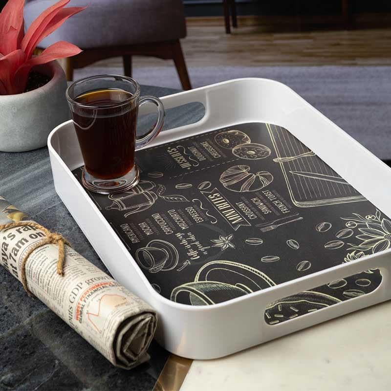 Breakfast Time Serving Tray