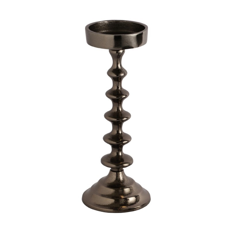Heritage Pedestal Candle Holder - Black media 4