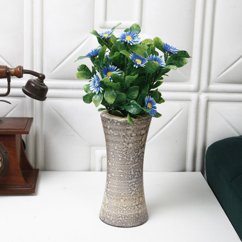 Faux Blue Daisy Bunch - Set Of Two