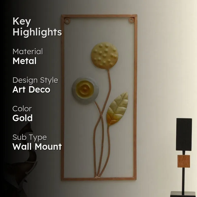 Celeste Floral Metal Wall Accent media 2