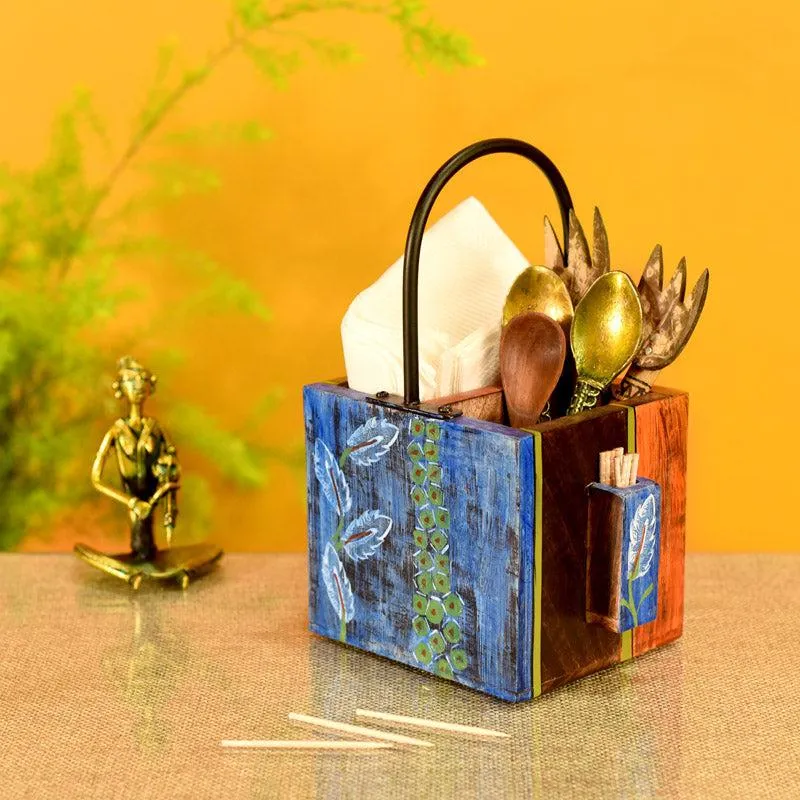 Yua Handcrafted Cutlery Holder media 1