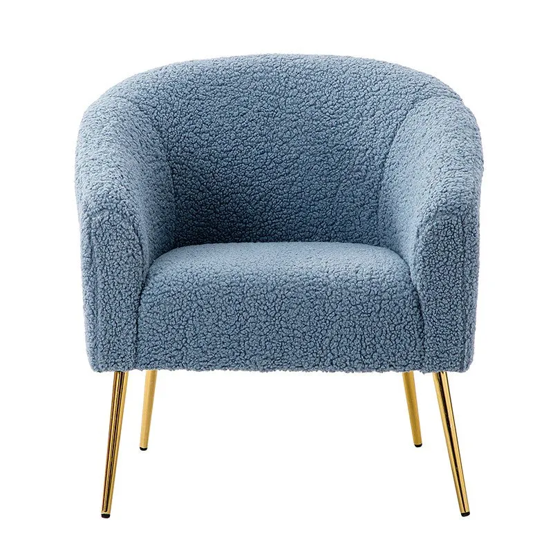 Stylo Neem Wood Accent Chair - Blue media 7