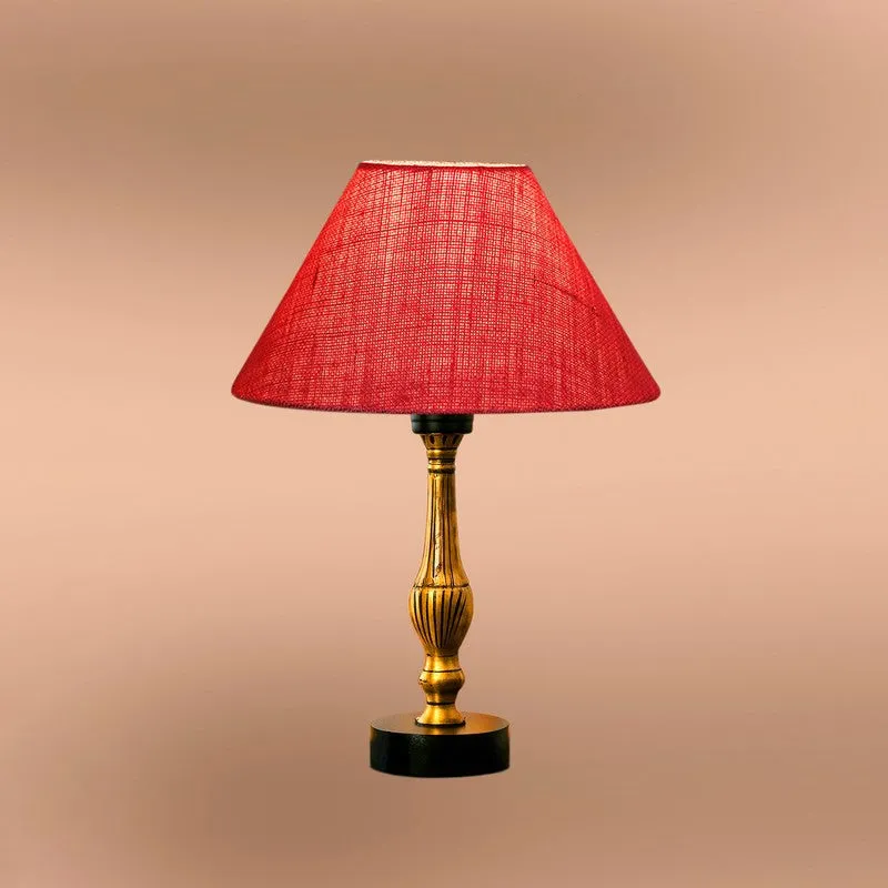 Aurelo Zyra Wooden Table Lamp - Pink media 6