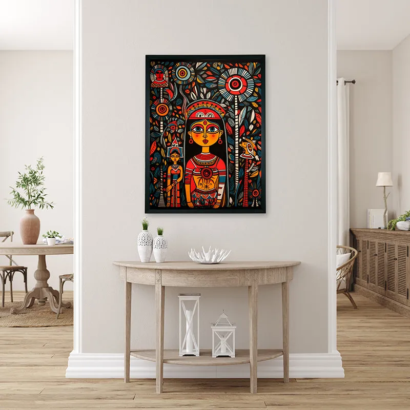 Divine Tribal Delve Wall Art media 4