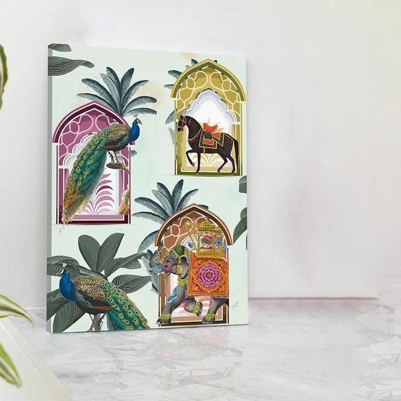 Royality Muse Canvas Wall Painting media 2
