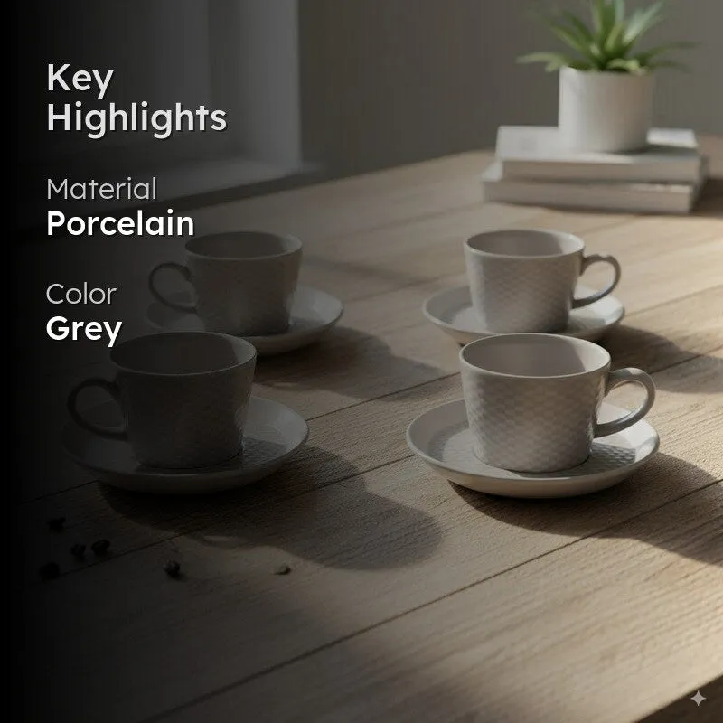 Hilora Cup & Saucer (200 mL) - Set of Six media 2