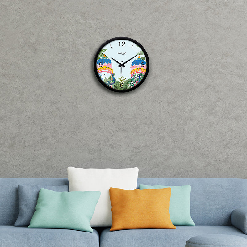 Kanishka Peacock Analog Wall Clock media 5