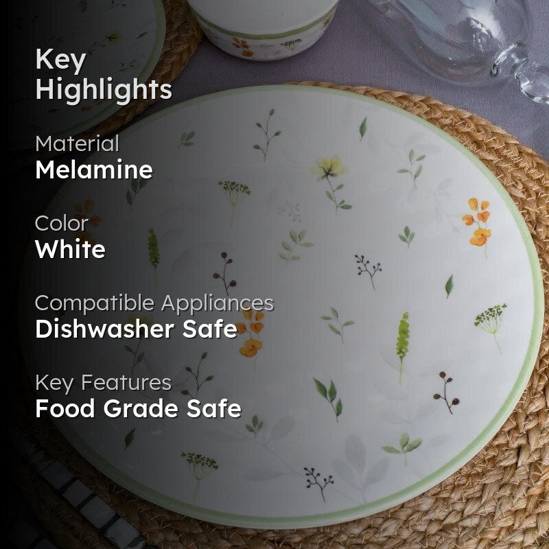 Servewell Floria Melamine Dinner Set - Twelve Piece Set media 2