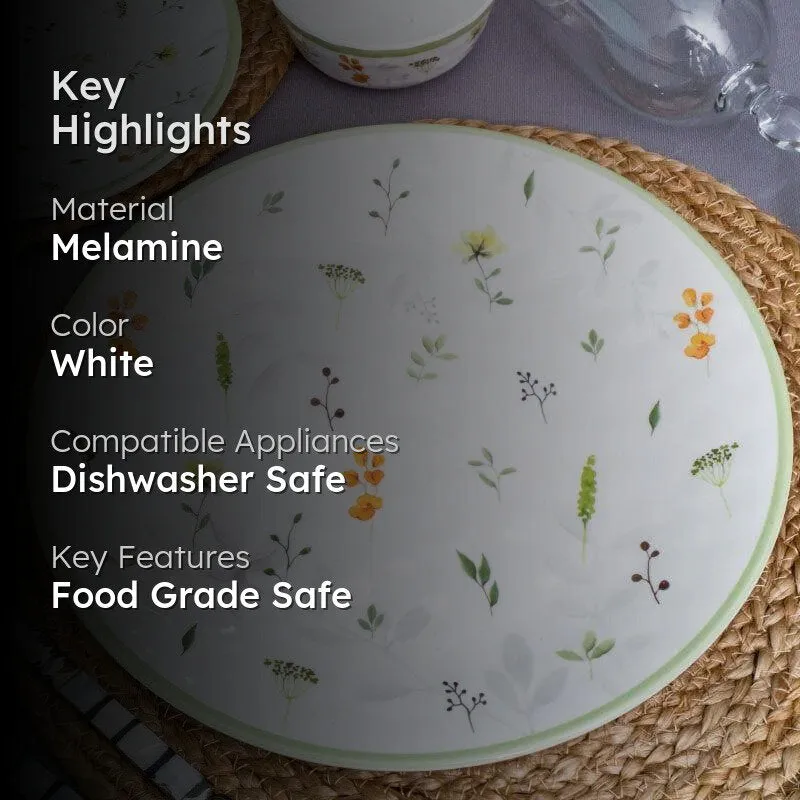 Servewell Floria Melamine Dinner Set - Twelve Piece Set media 2