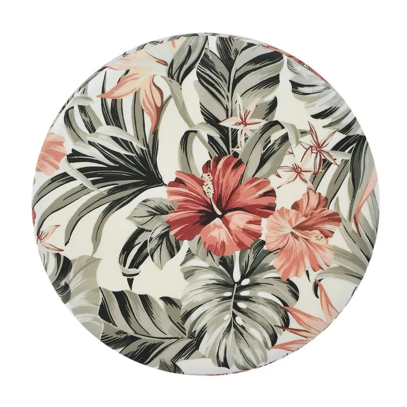 Avira Floral Velvet Pouffe - Multicolor media 5