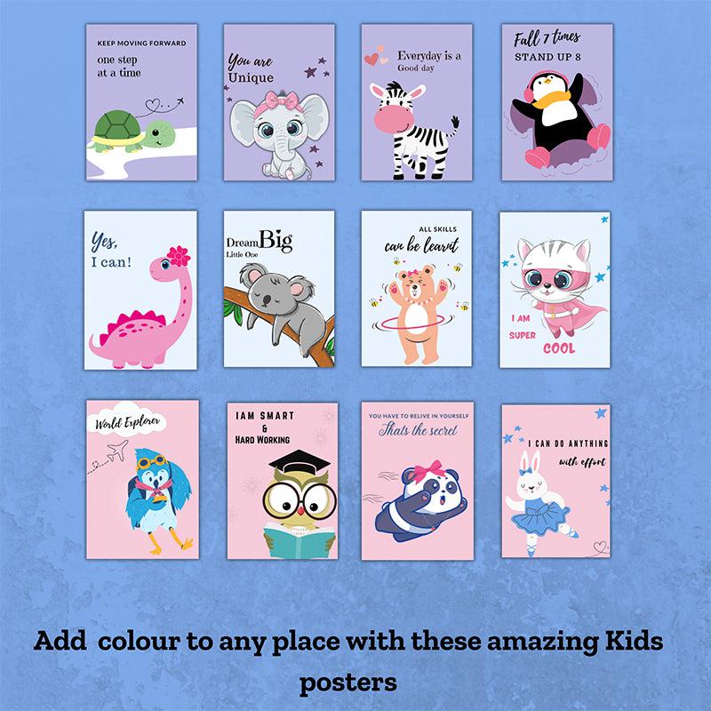 Whimsy Jungle Wall Poster - Set Of Twelve media 5