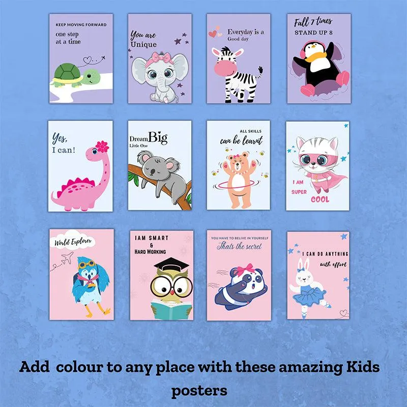 Whimsy Jungle Wall Poster - Set Of Twelve media 5